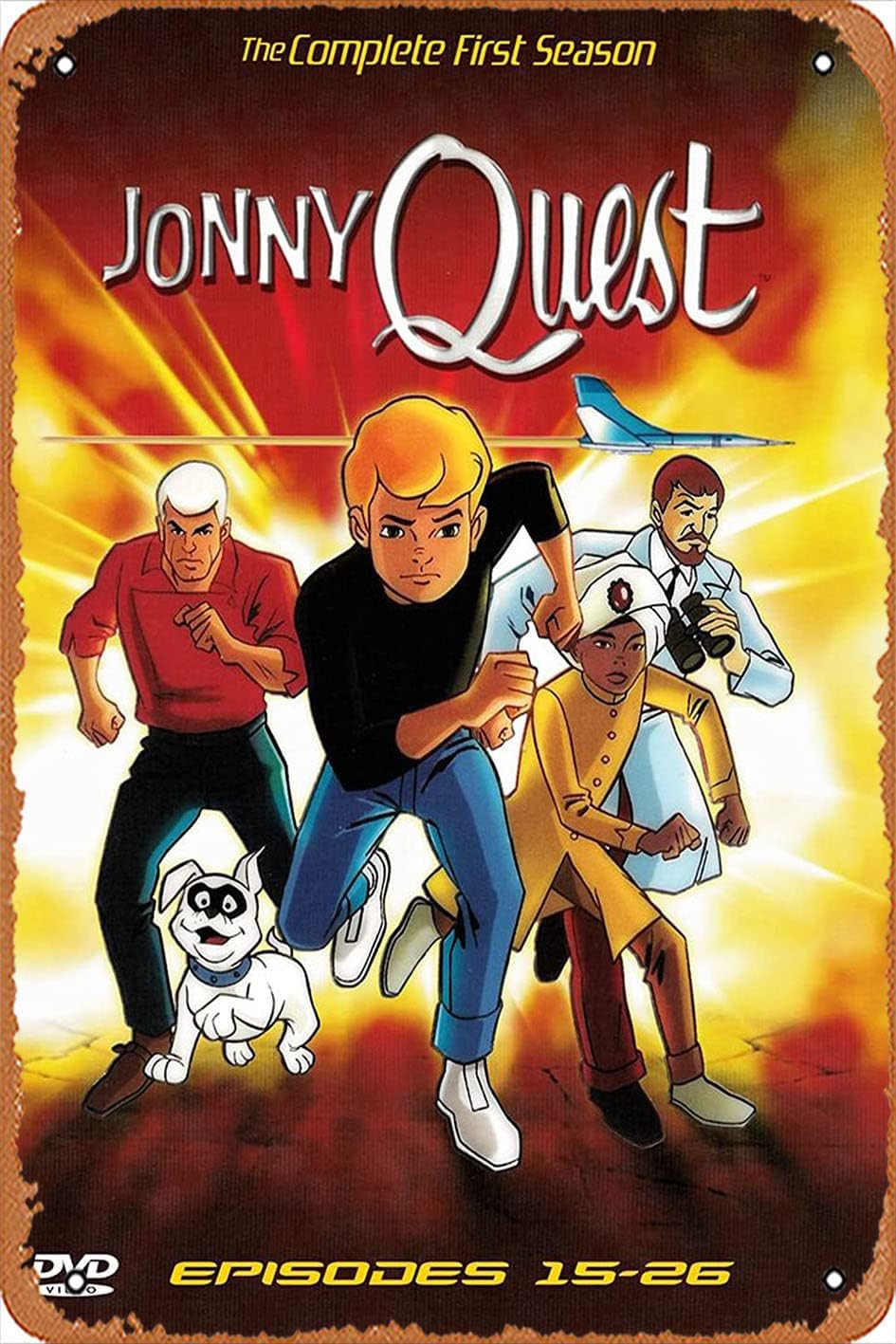 Office Quest - Металлическая табличка «Джонни Квест» (сериал 1964-1965),