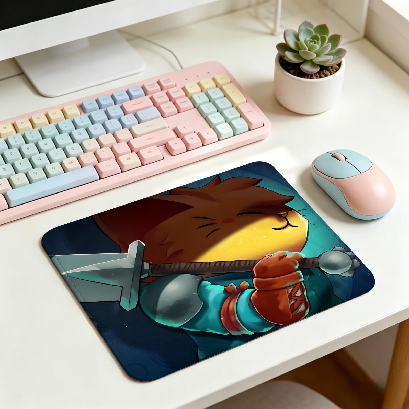 Office Quest - Игровой коврик S/M/L, с усиленным прошитым