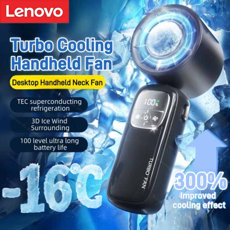 Office Tech For Home - Портативный электрический турбовентилятор Lenovo 30000 об/мин,