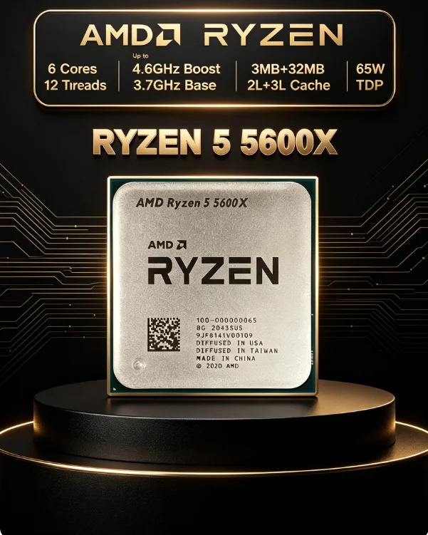 Amd Cpu Ryzen 5 - Процессор AMD Ryzen 5 5600X, новый,