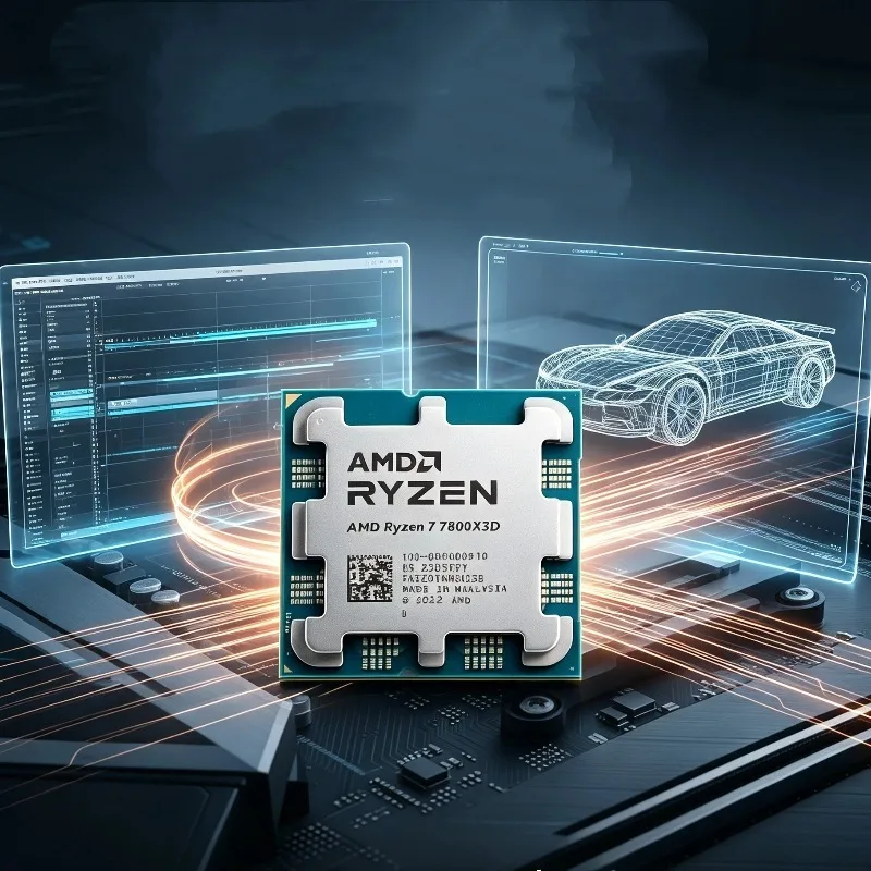 AMD Ryzen 7 7800X3D, 8-ядерный – обзор и цена Amd Cpu Ryzen 7
