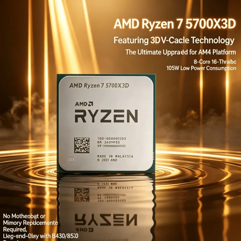 Процессор AMD Ryzen 7 5700X3D  – обзор и цена Amd Cpu Ryzen 7