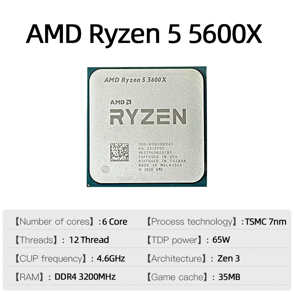 Процессор AMD Ryzen 5 5600X, н – обзор и цена Amd Cpu Ryzen 5