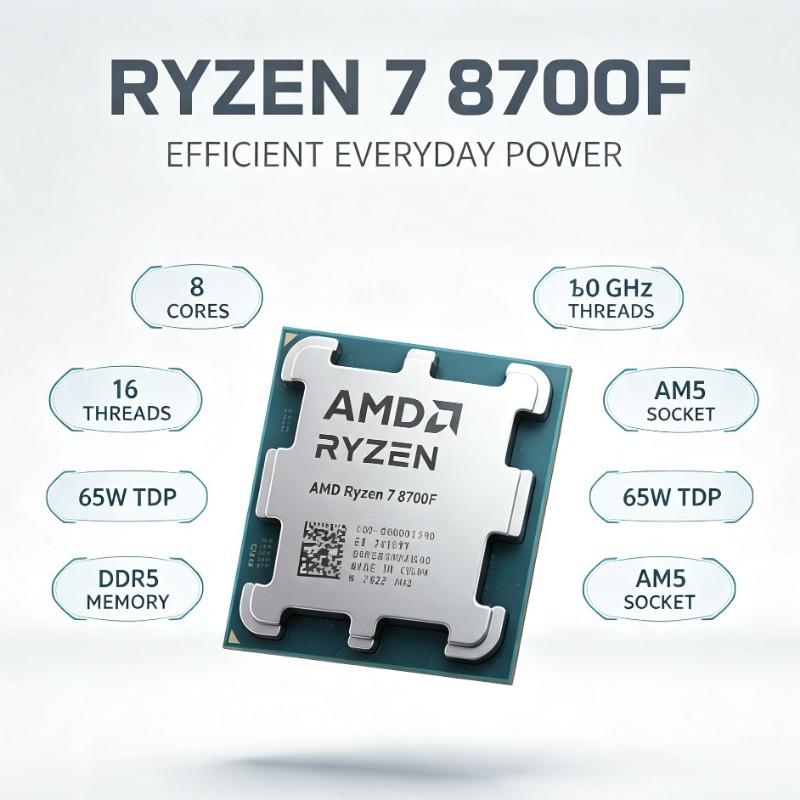 Процессор Ryzen 7 8700F, техно – обзор и цена Amd Cpu Ryzen 7